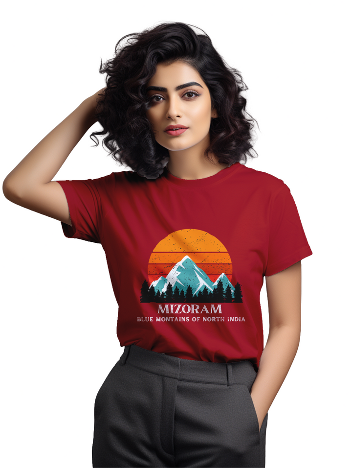 Women's Mizoram Blue Mountains T-Shirt