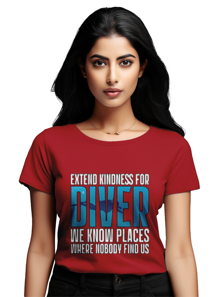 Women's Scuba Diver T-Shirt