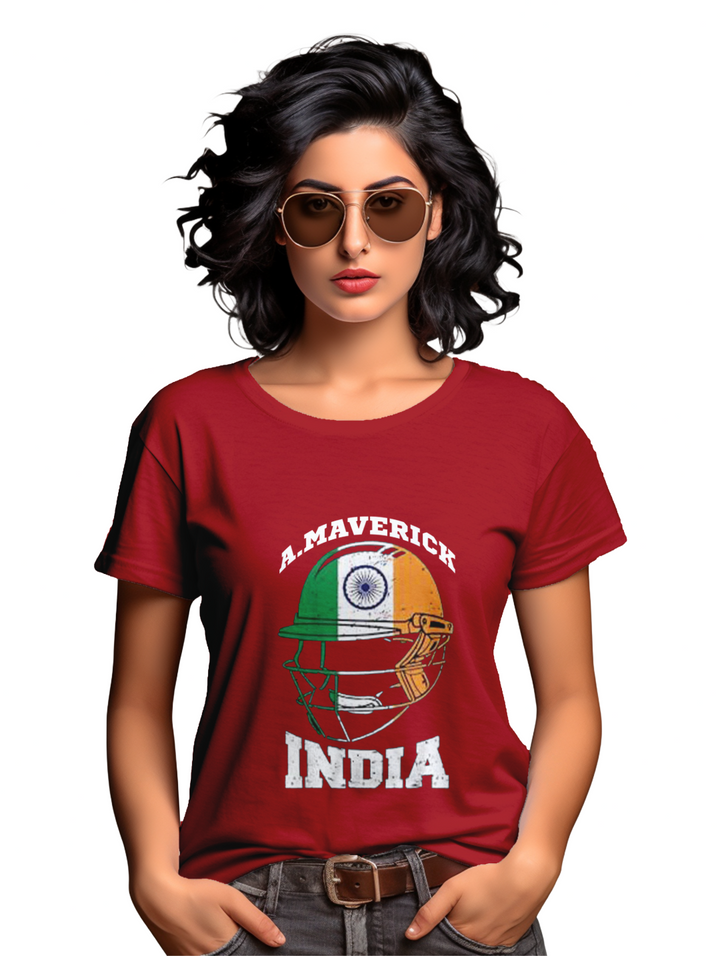 Cricket Crest: Where Passion Meets Style Women's T-shirt