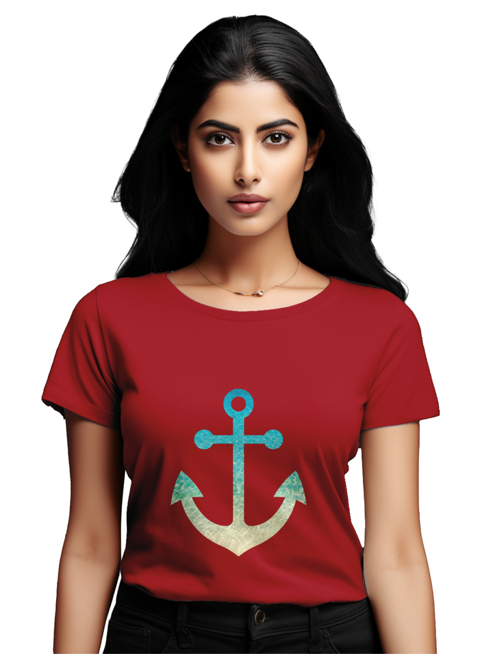 Womens Anchored in Duty T-Shirt