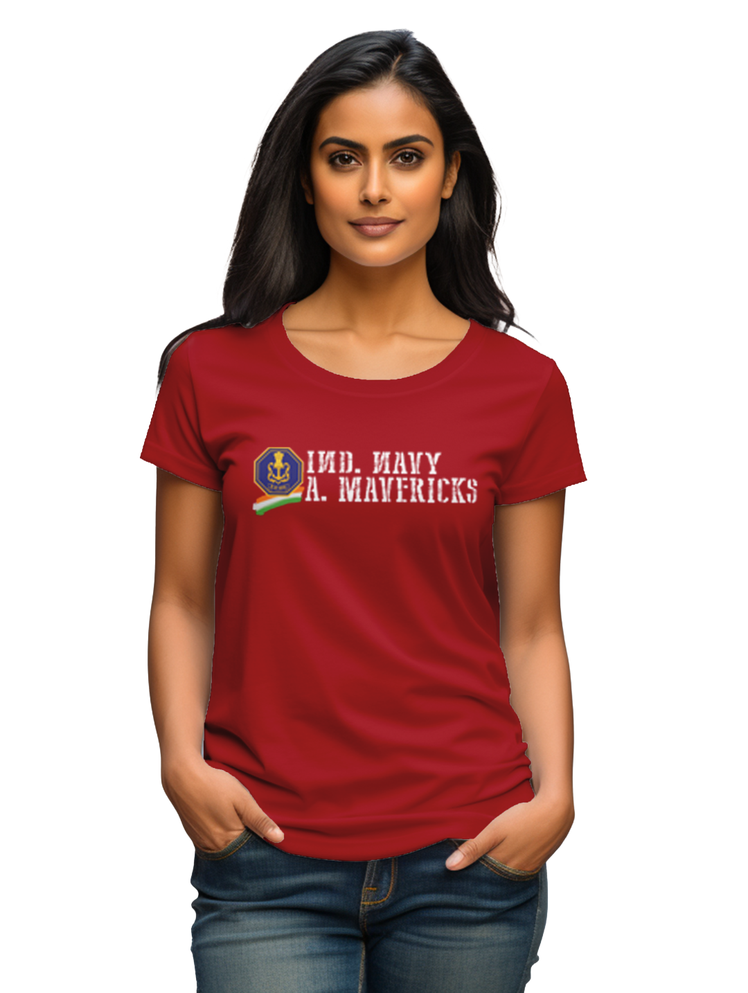 Women's  Ind. Navy A. Maverick T-Shirt