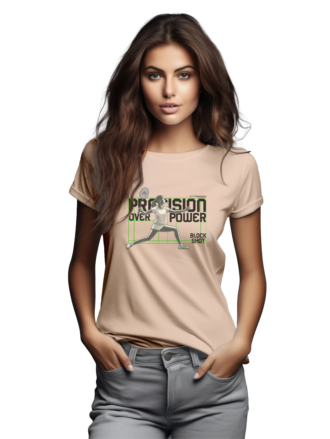Womens Block Shot T-Shirt