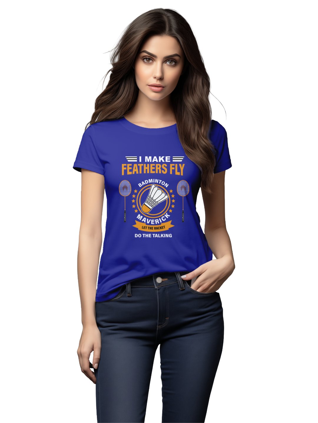 Womens I Make Feathers Fly T-Shirt