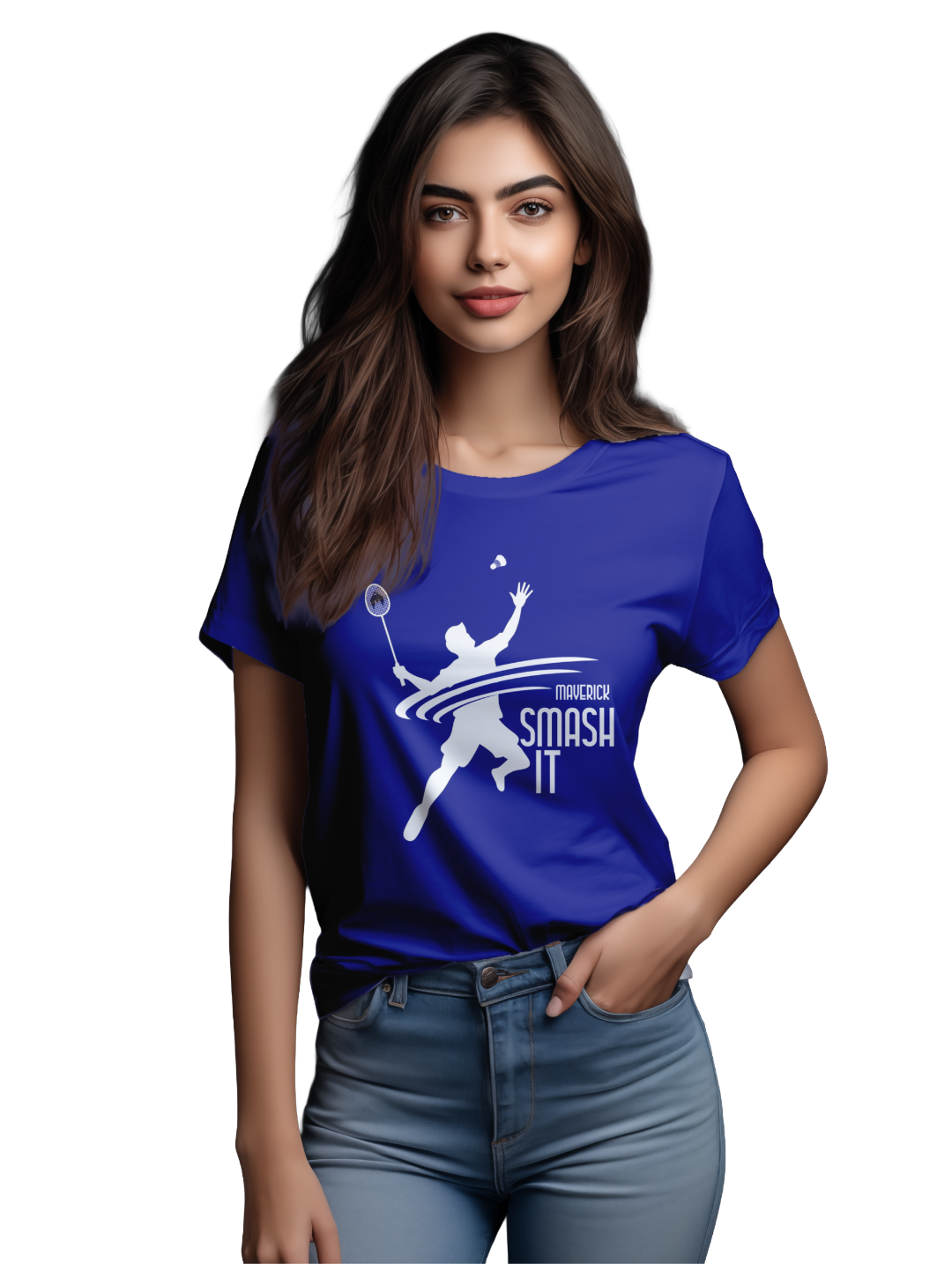 Womens Maverick Smash It T-Shirt