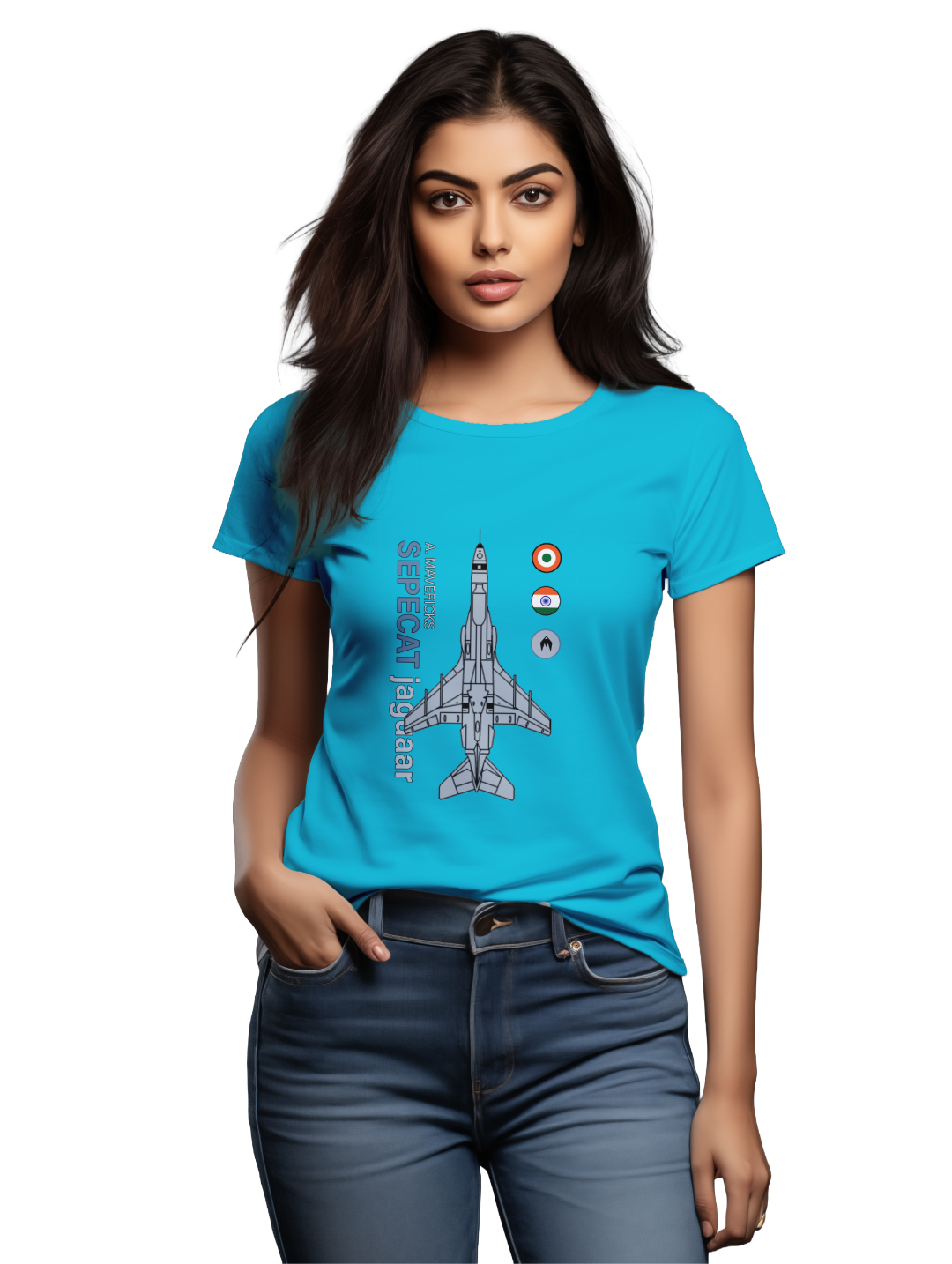 Womens Jaguar’s Valor – The IAF’s Fearless Glider T-shirt