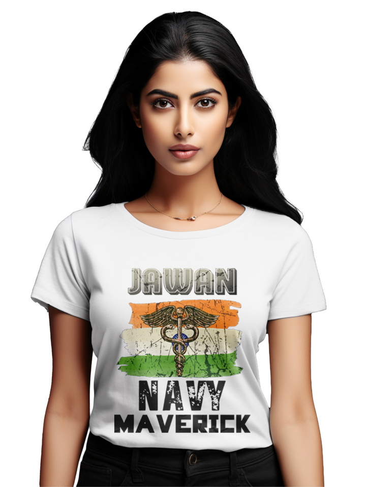 Womens Jawan Navy Maverick T-shirt