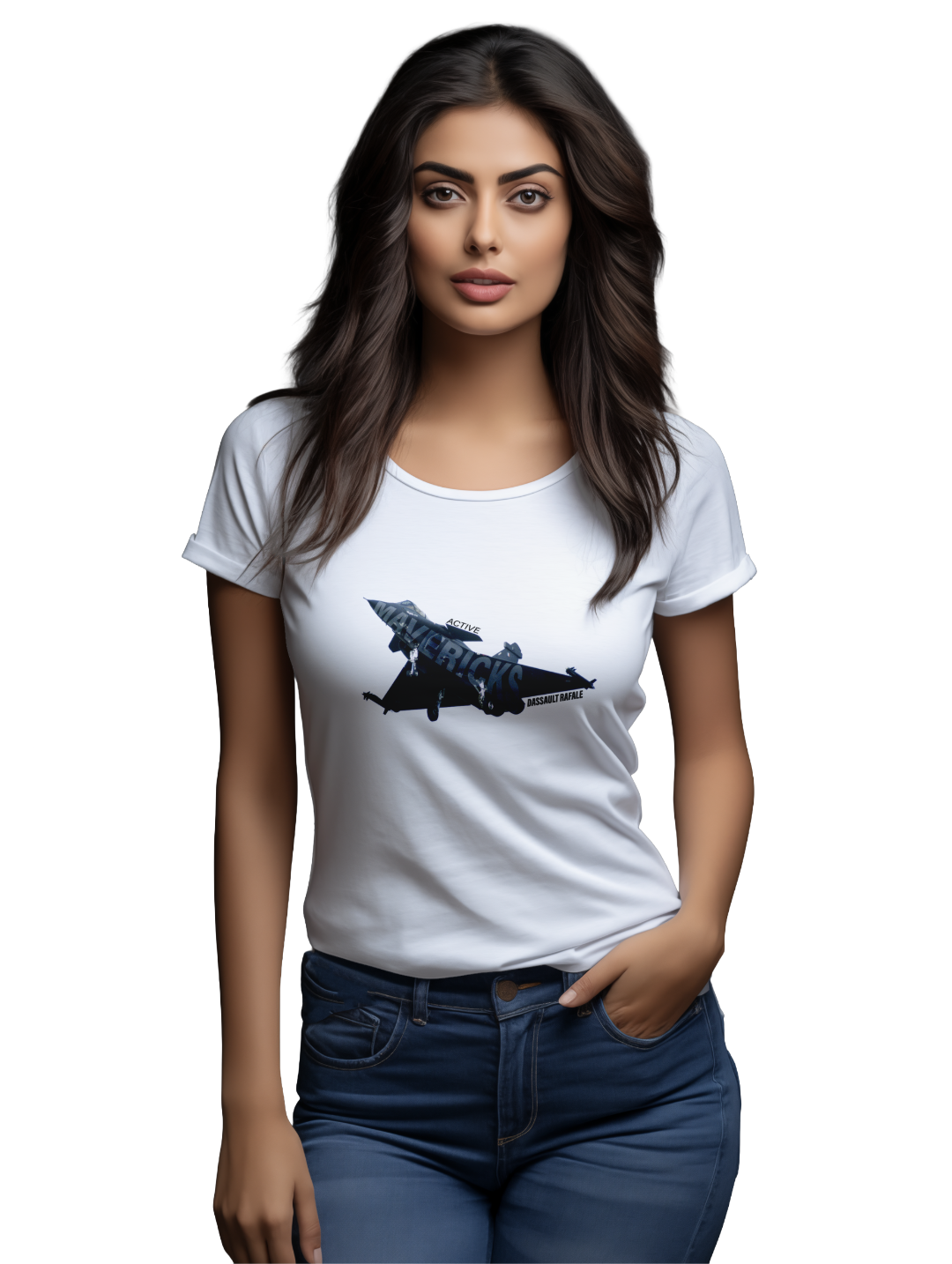 Women's Maverick’s Rafale – The IAF’s Active Edge T-shirt