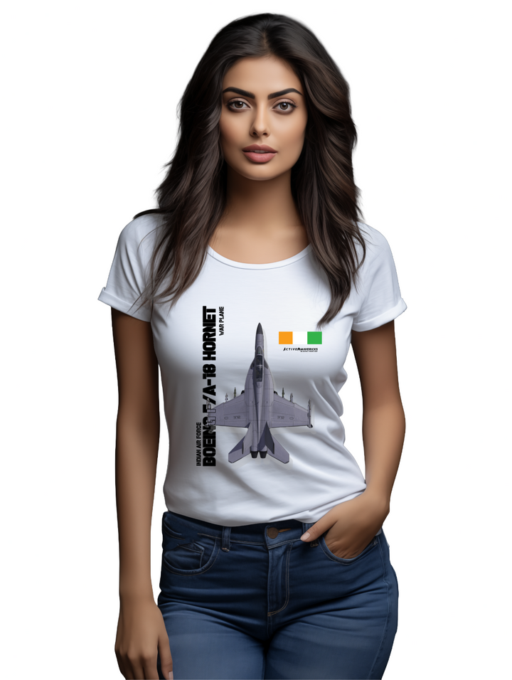 Womens BOEING F/A 18 HORNET T-shirt