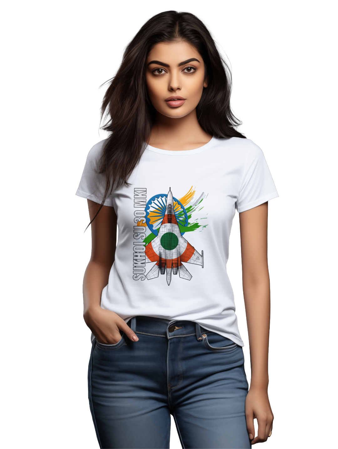 Women's  Sky Sentinels – The Power of Su-30MKI T-shirt