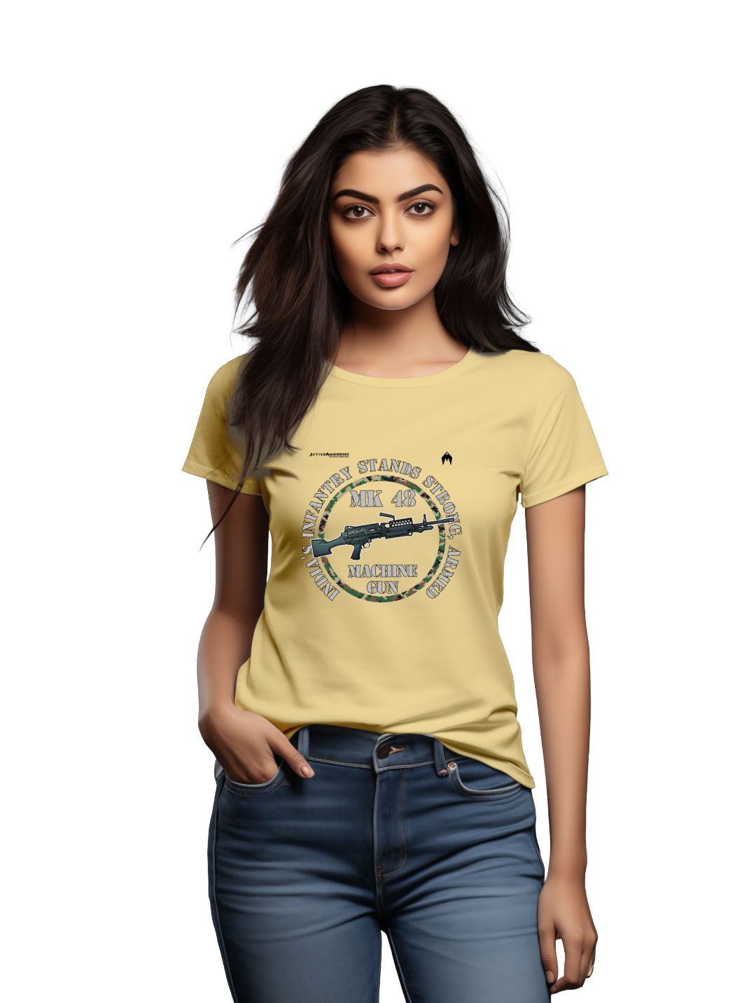 Womens's MK 48 MACHINE GUN T-Shirts