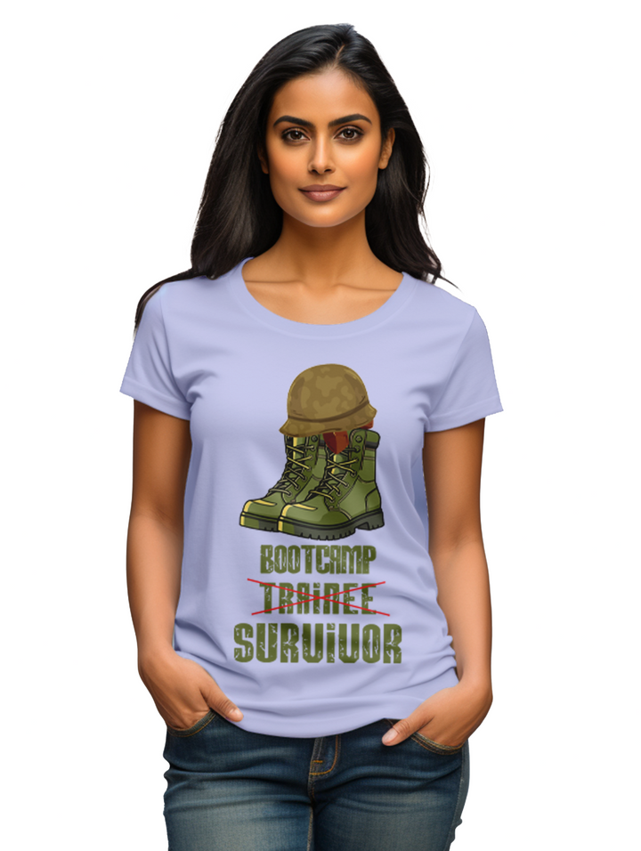 womens Bootcamp Survivour T-Shirt