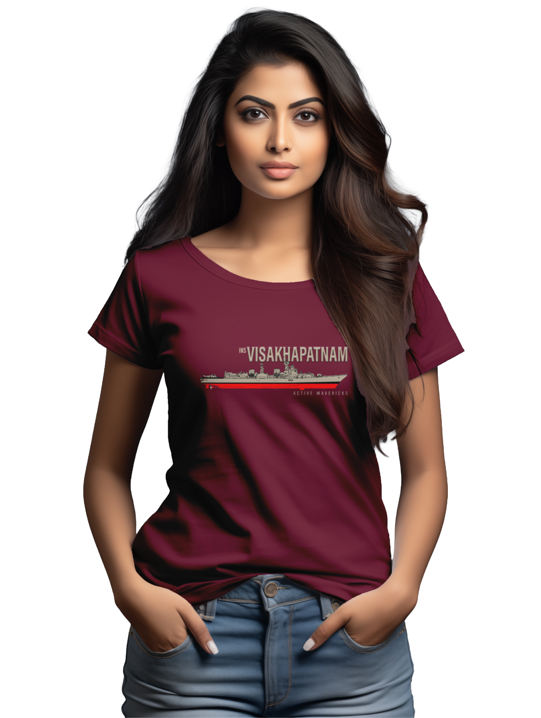Womens INS Visakhapatnam T-shirt