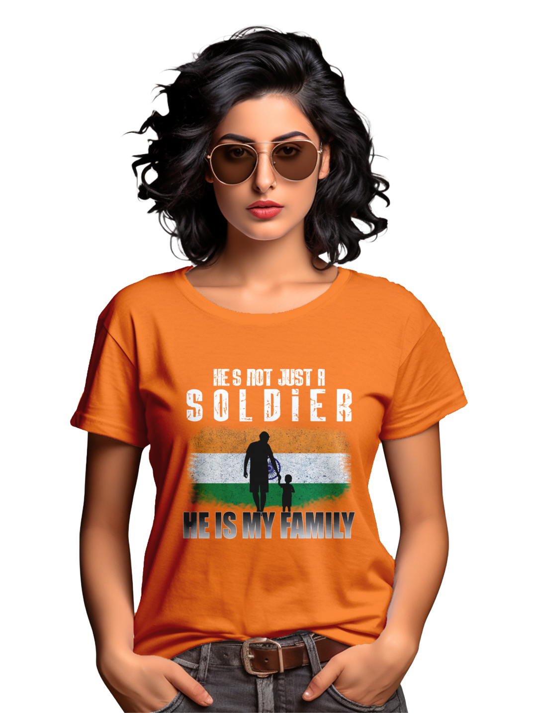 Women's He's not just a soldier he is my family T-Shirt