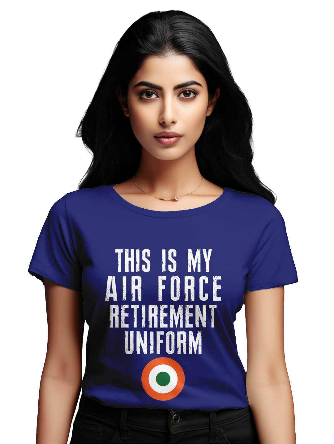 Women's This is my airforce retirement uniform_T-shirt