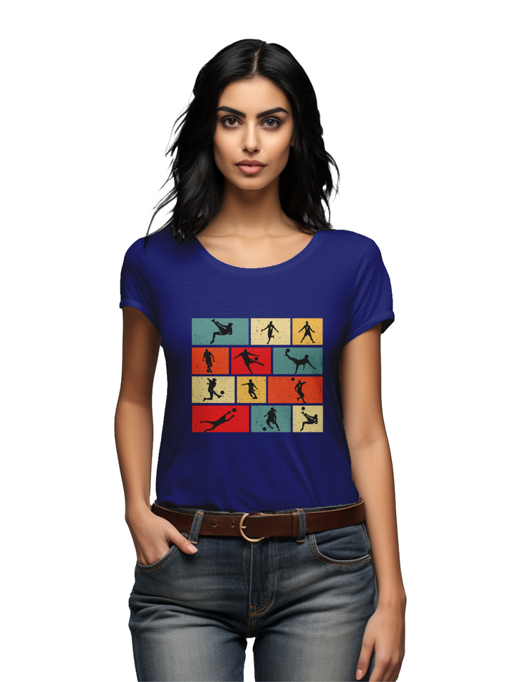 Women's Football collage T-Shirt