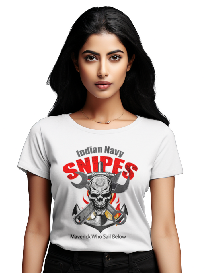 Womens Indian Navy Snipes T-shirt