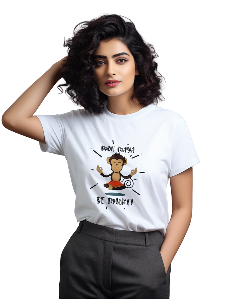 Women's  Moh maya se mukti T-shirt