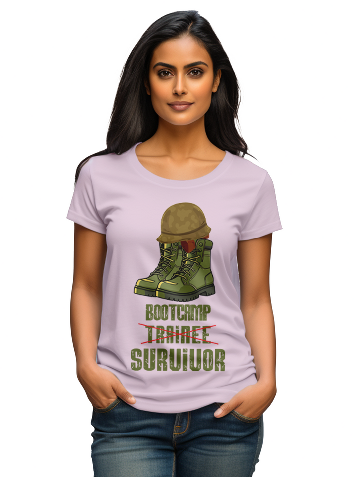 womens Bootcamp Survivour T-Shirt