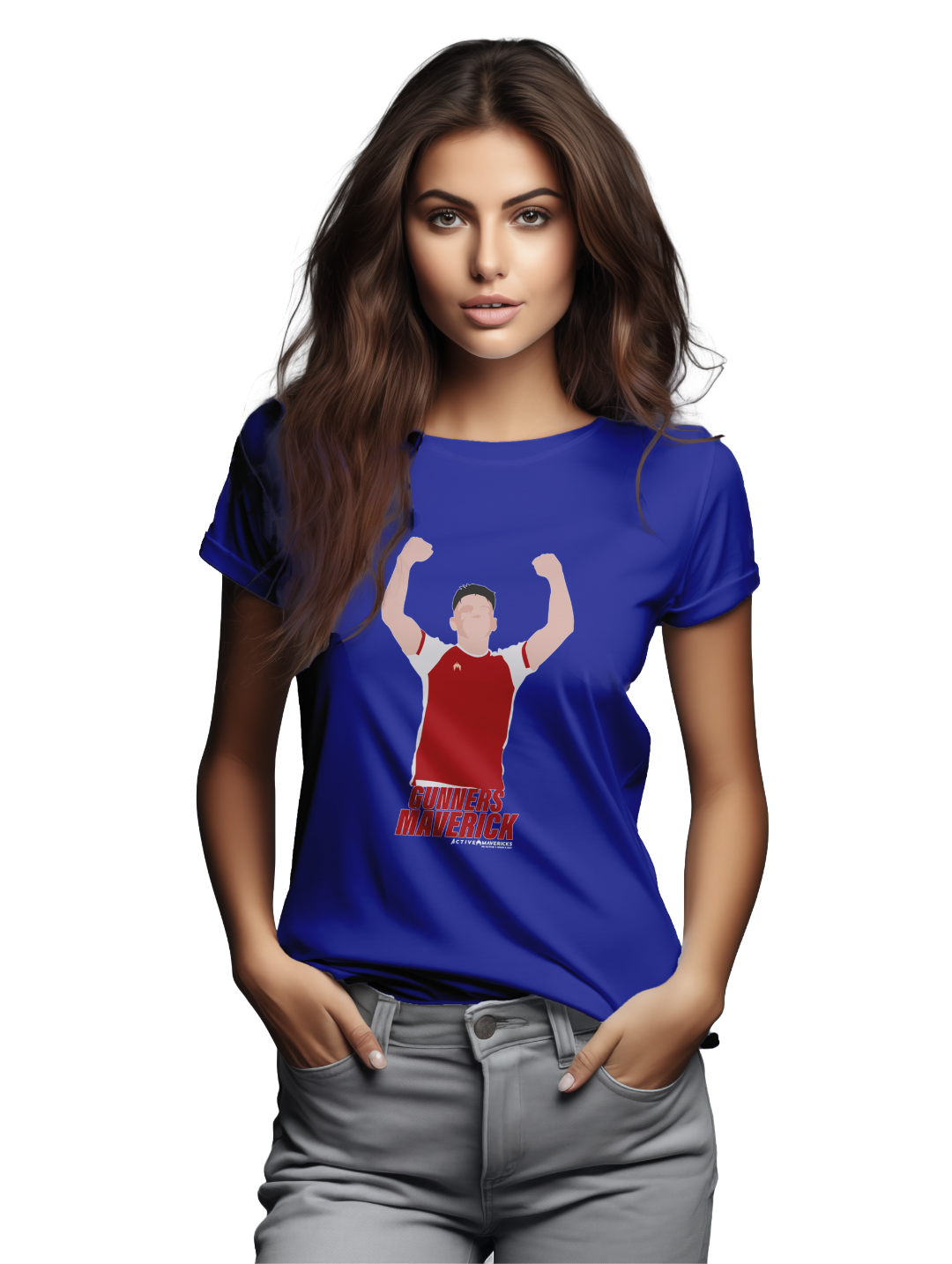 Women's Football Hero: The Maverick Gunner T-Shirt