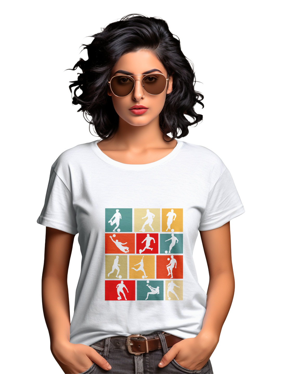 Women's Football collage T-Shirt