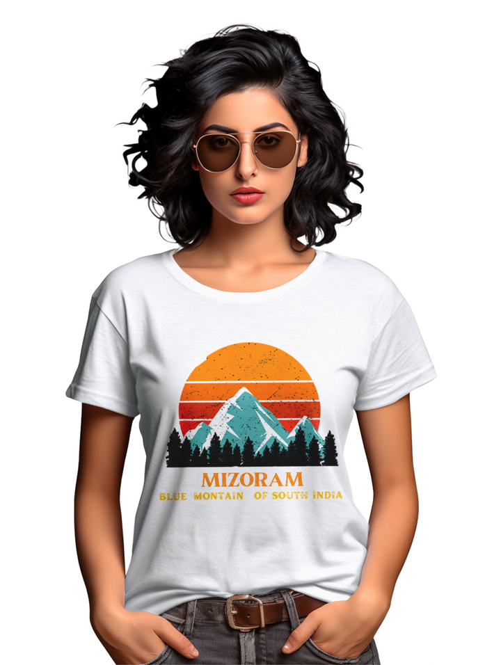 Women's Mizoram Blue Mountains T-Shirt